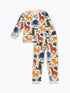 LC Waikiki Crew Neck Long Sleeve Printed Baby Boy Pajama Set